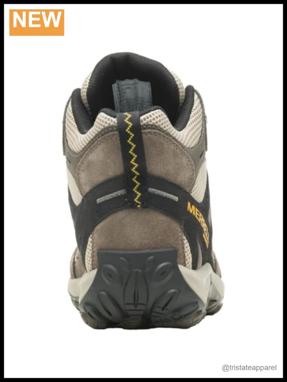 Waterproof Suede Leather Mid Hiking Boots - Picture 3 of 5